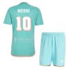 Original Trikotsatz Inter Miami CF Messi 10 Ausweichtrikot 2024-25 Für Kinder